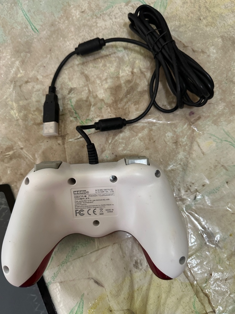 Hori Pokken Tournament Pro Pad Controller Nintendo Wii U WIU-097 - Picture 2 of 3